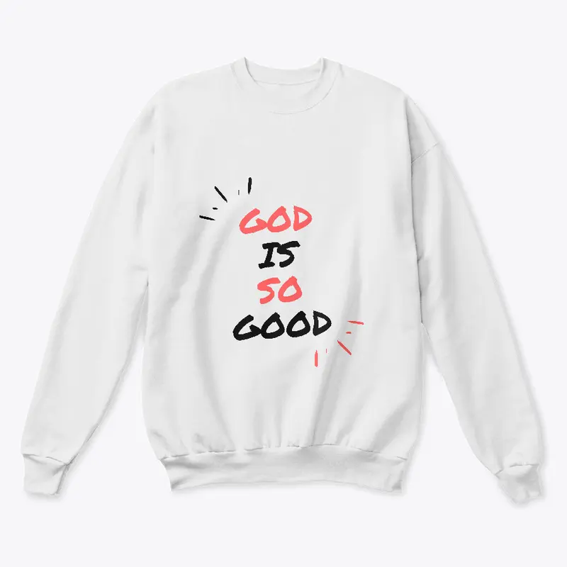 God is so Good Sweatshirt (Red)
